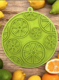Load image into Gallery viewer, Citrus Design eMat Enrichment Lick Mat With Suction Cups