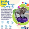 Load image into Gallery viewer, Flower Design eBowl Enrichment Slow Feeder Bowl for Dogs