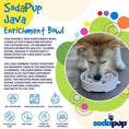 Load image into Gallery viewer, Java Design eBowl Enrichment Slow Feeder Bowl for Dogs