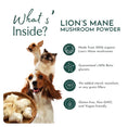 Load image into Gallery viewer, Organic Lion’s Mane Mushroom Powder for Pets