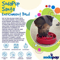 Load image into Gallery viewer, Santa Design eBowl Enrichment Slow Feeder Bowl for Dogs