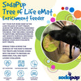 Load image into Gallery viewer, Tree of Life Design eMat Enrichment Lick Mat With Suction Cups