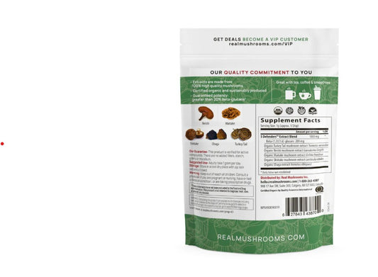 5 Defenders Mushroom Blend Powder - Immune Support