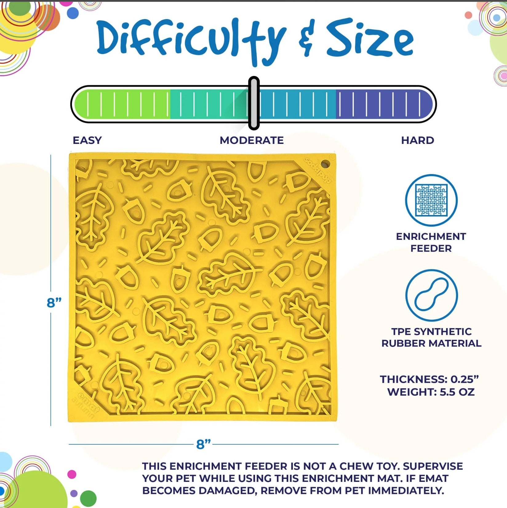 Autumn Design eMat Enrichment Lick Mat