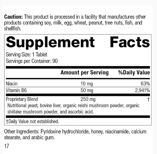B6-Niacinamide, 90 Tablets