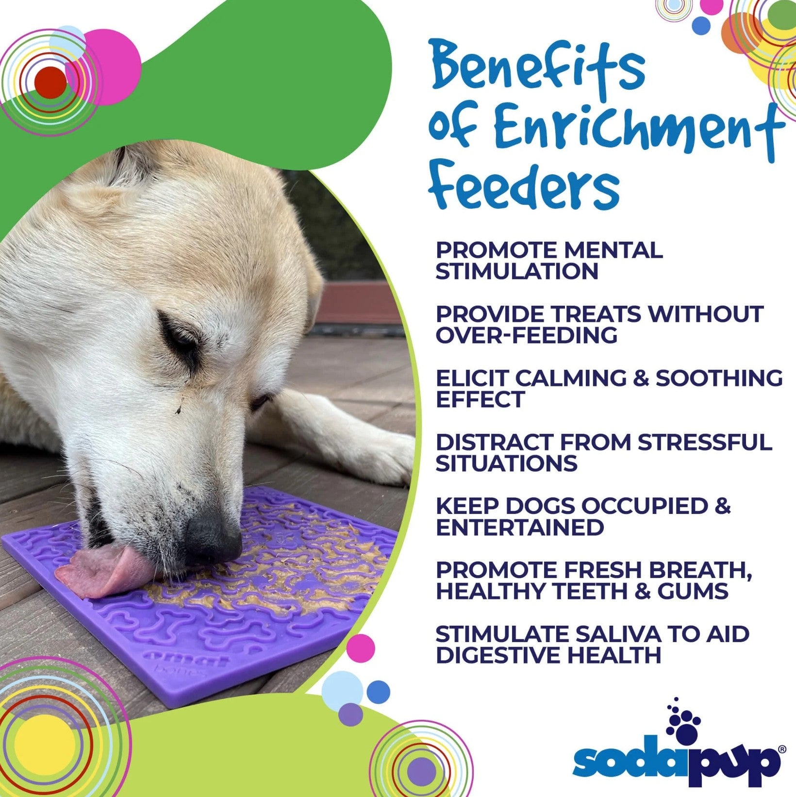Bones Design eMat Enrichment Lick Mat