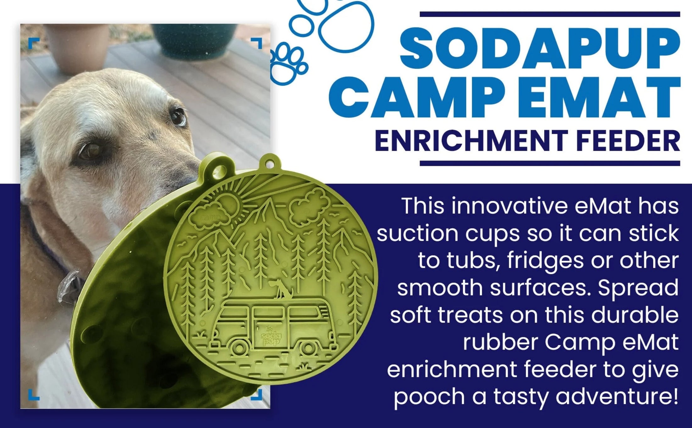 Camp eMat Enrichment Lick Mat