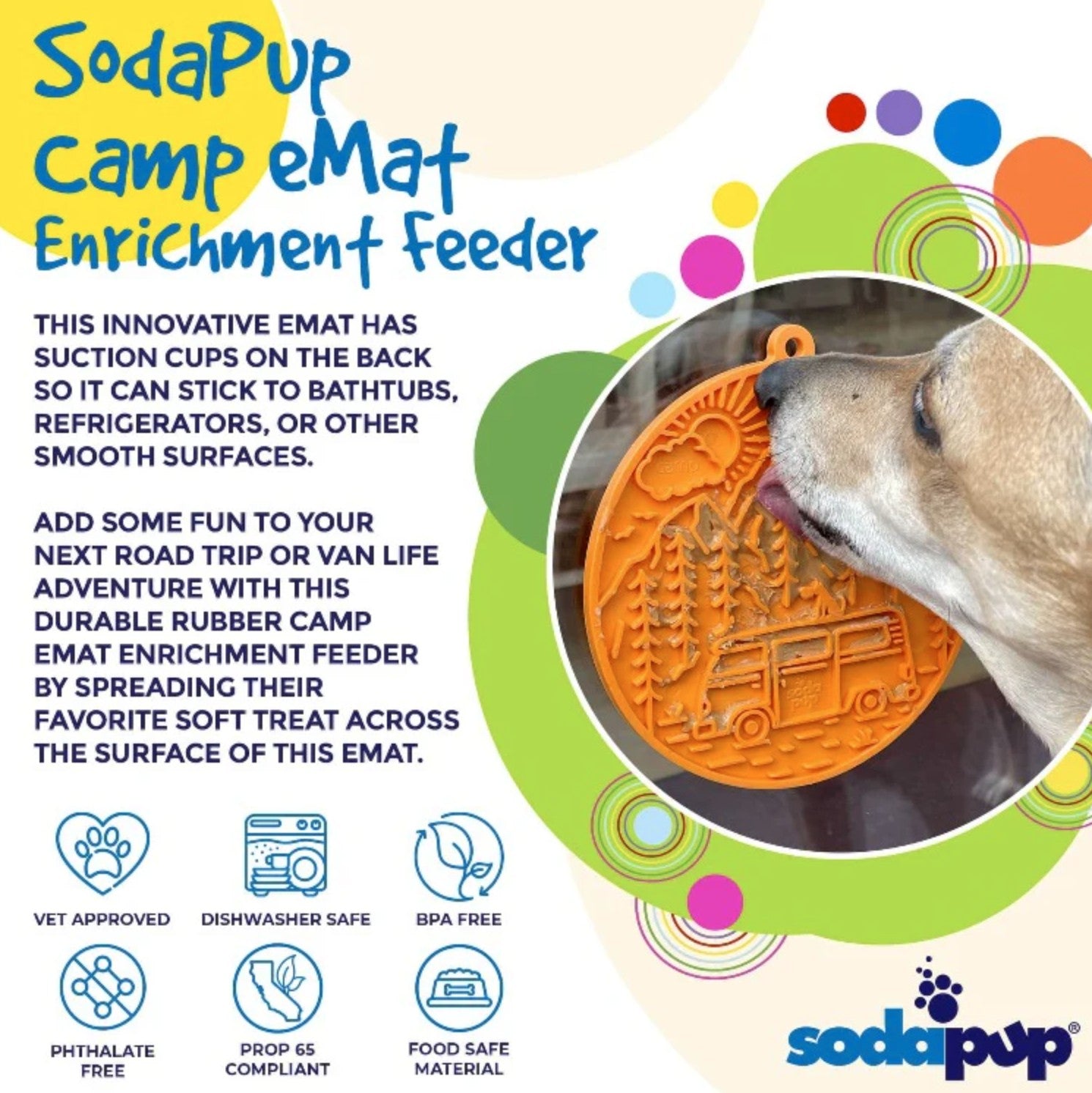 Camp eMat Enrichment Lick Mat