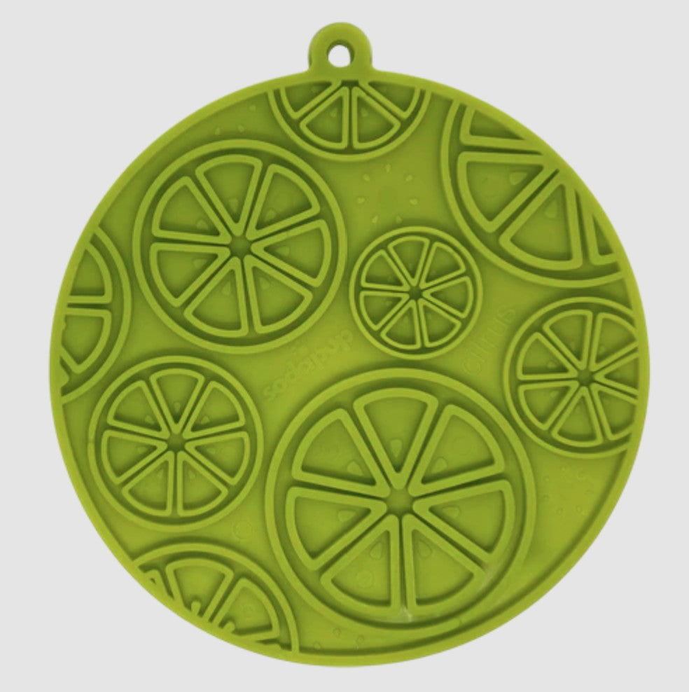 Citrus Design eMat Enrichment Lick Mat With Suction Cups