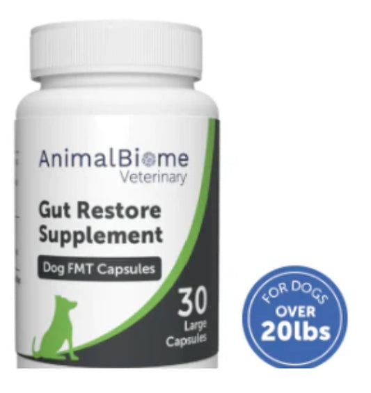 DoggyBiome™ Gut Restore Supplement | 30 Capsules