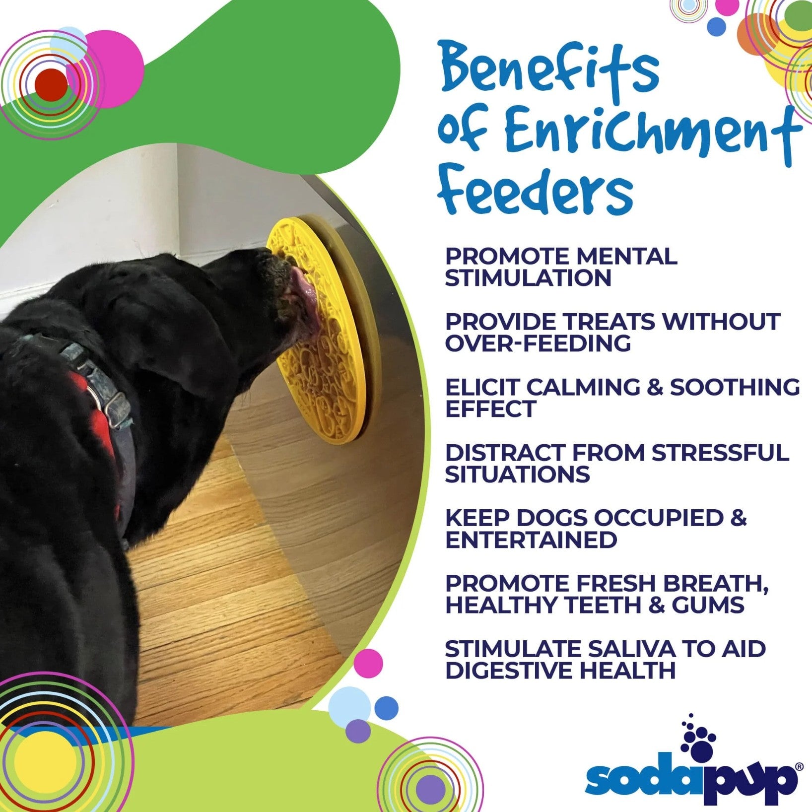 Duckies Design eMat Enrichment Lick Mat With Suction Cups