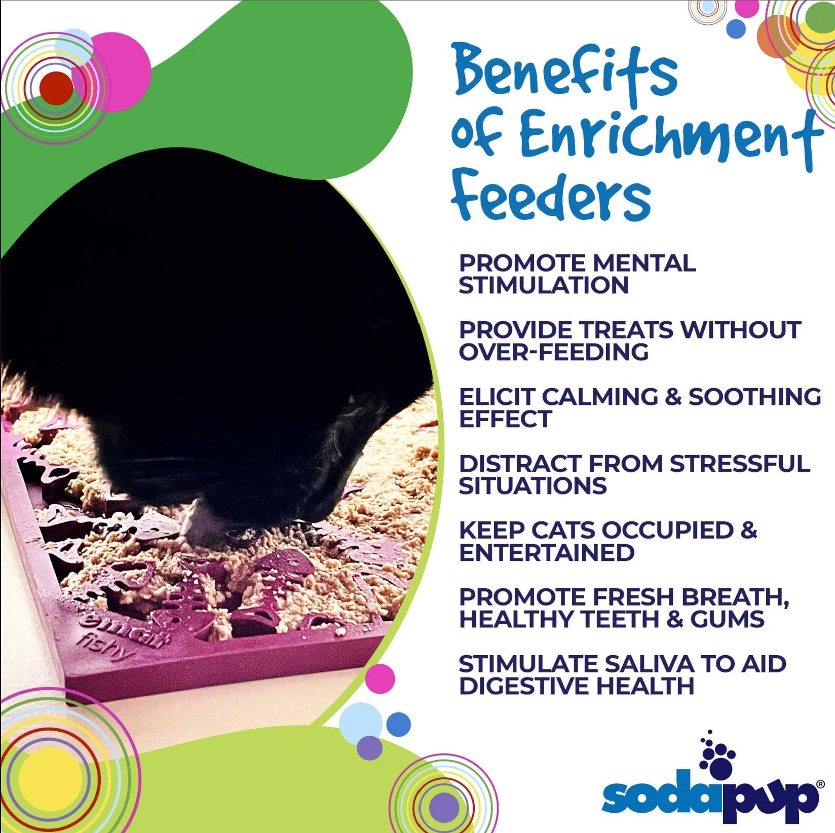 Fishy Design eMat Enrichment Lick Mat - small