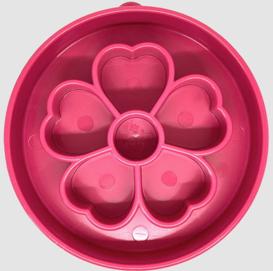 Flower Design eBowl Enrichment Slow Feeder Bowl for Dogs