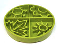 Load image into Gallery viewer, Four Seasons Design eTray Enrichment Shallow Slow Feeder Dog Bowl

