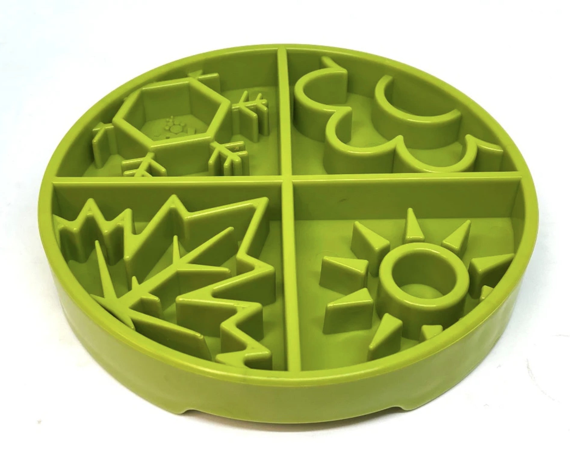 Four Seasons Design eTray Enrichment Shallow Slow Feeder Dog Bowl