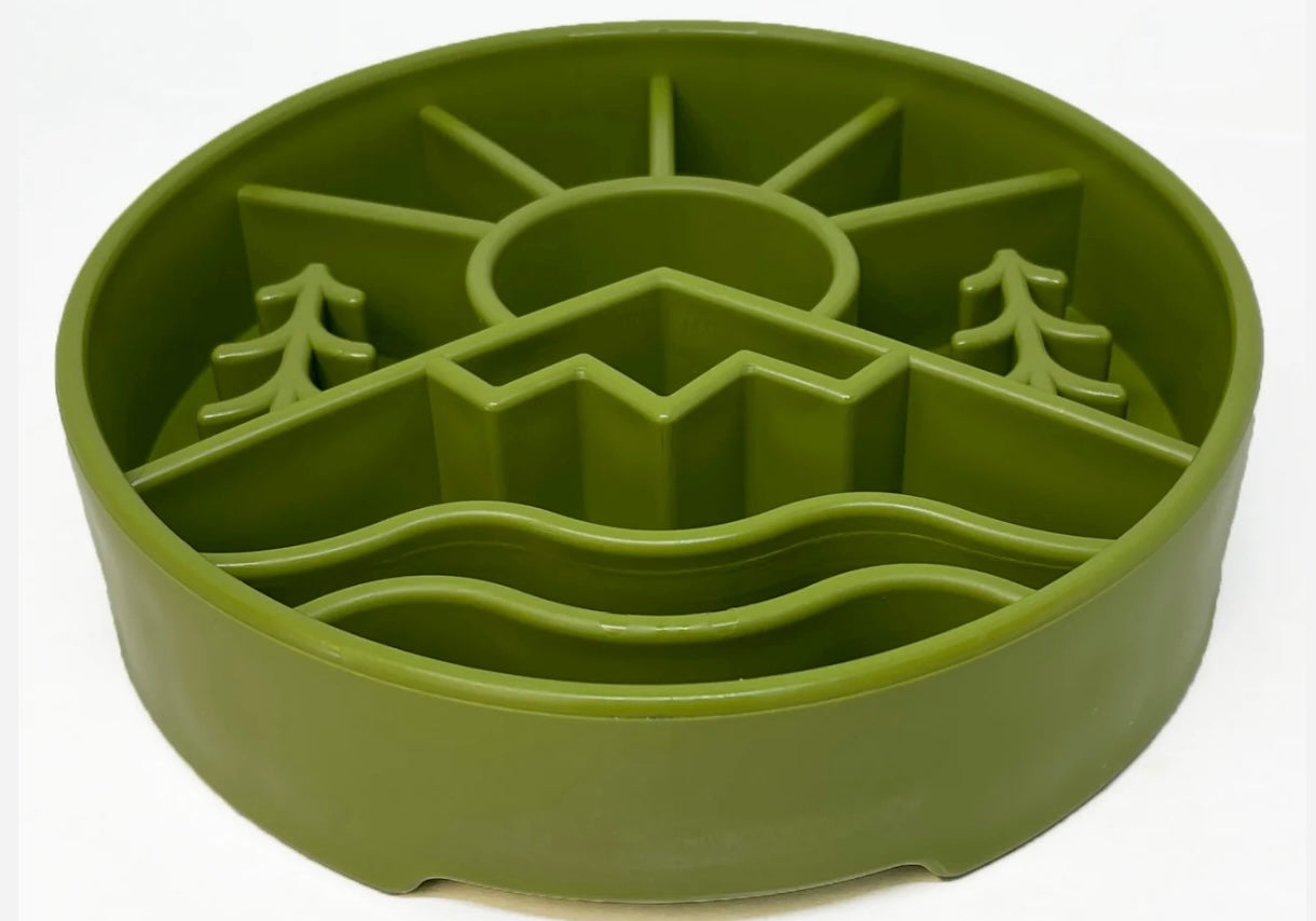 Great Outdoors Design eBowl Enrichment Slow Feeder Bowl for Dogs