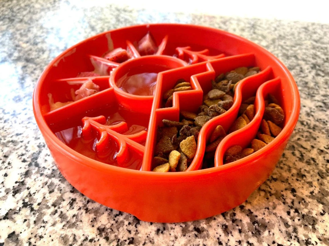 Great Outdoors Design eBowl Enrichment Slow Feeder Bowl for Dogs