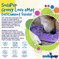 Load image into Gallery viewer, Groovy Love Design eMat Enrichment Lick Mat - small
