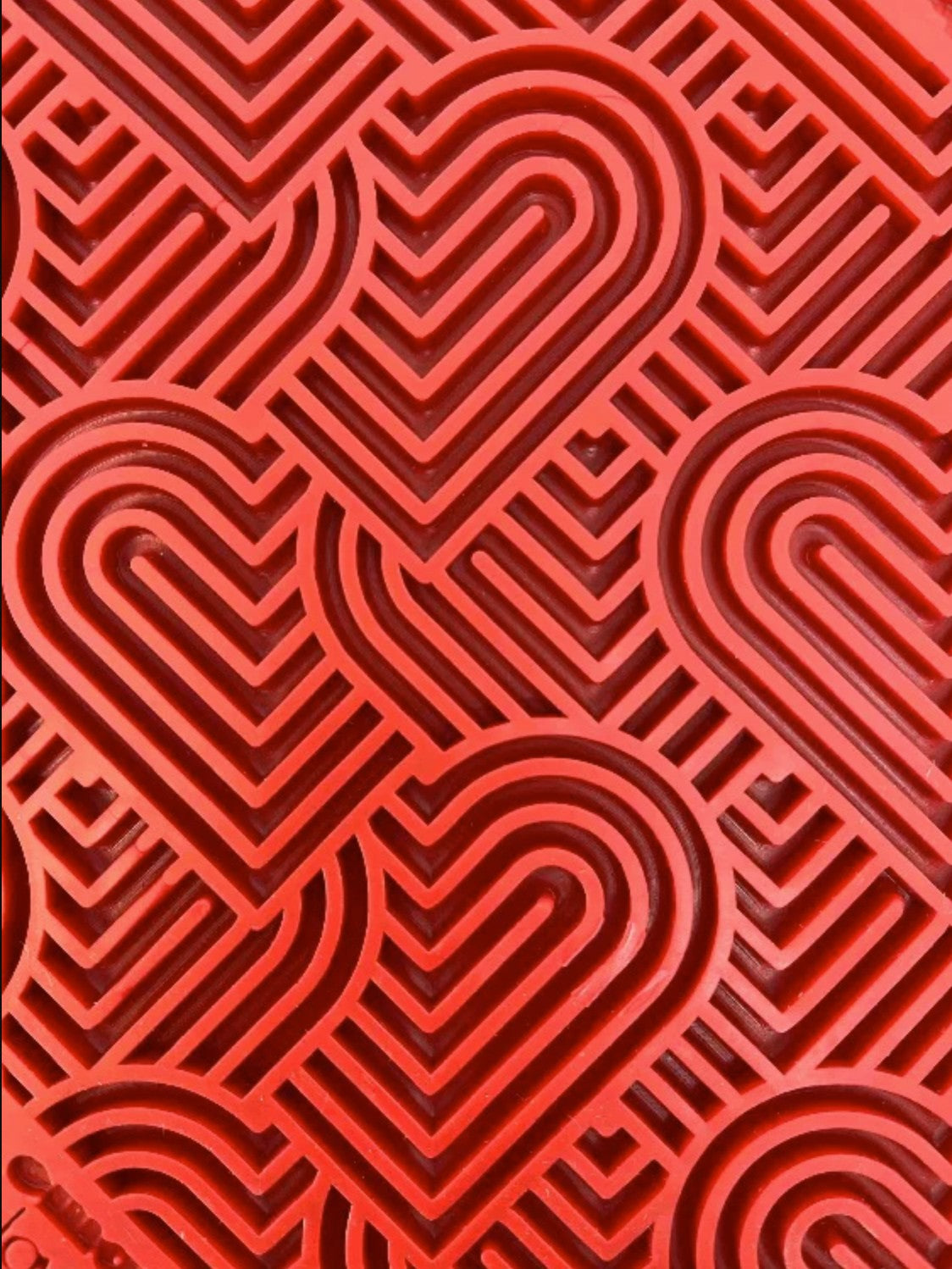 Heart Design "Love" eMat Lick Mat