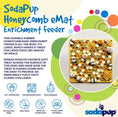 Load image into Gallery viewer, Honeycomb Design Emat Enrichment Lick Mat
