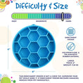 Load image into Gallery viewer, Honeycomb Design eBowl Enrichment Slow Feeder Bowl for Dogs
