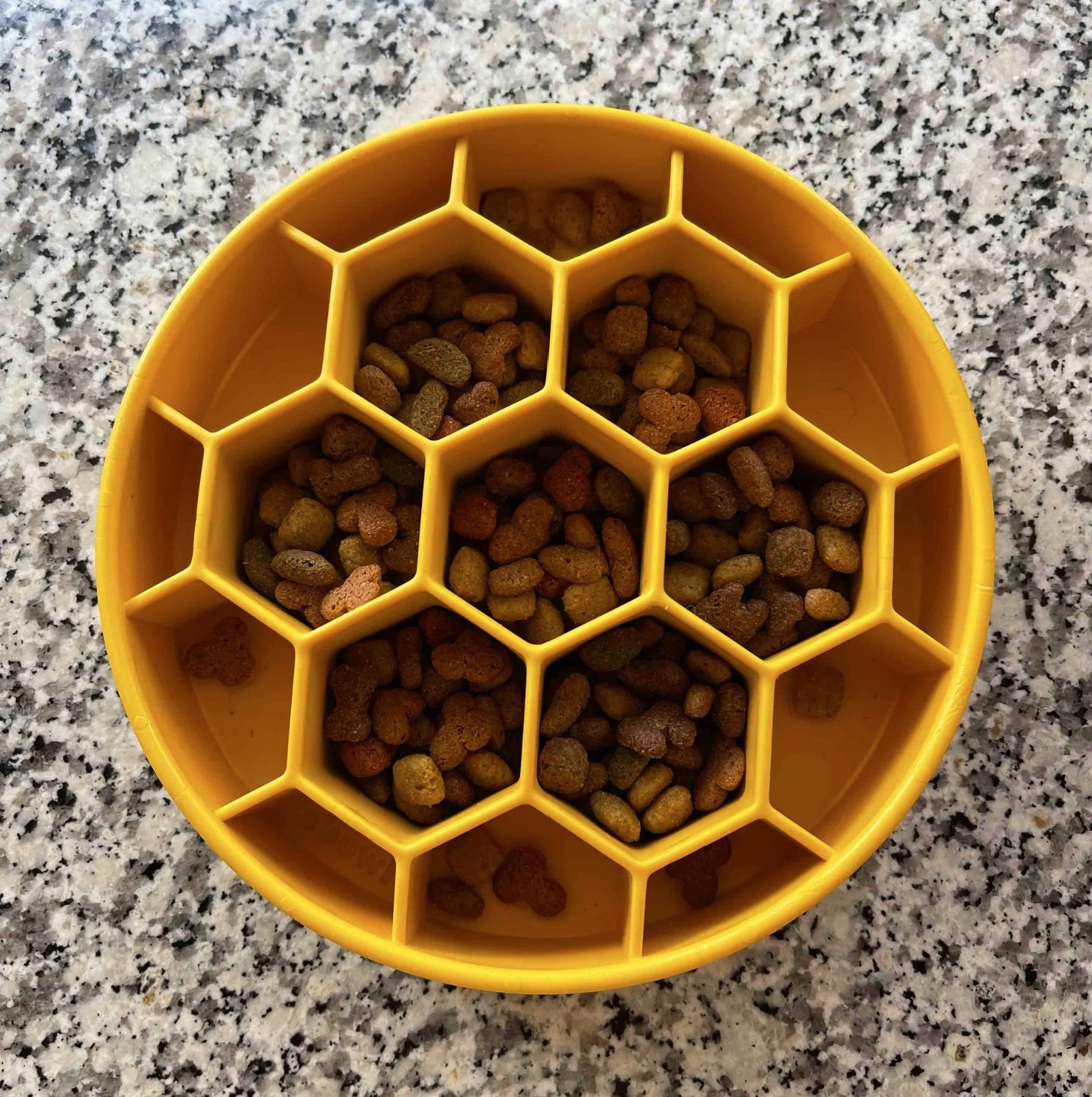 Honeycomb Design eBowl Enrichment Slow Feeder Bowl for Dogs