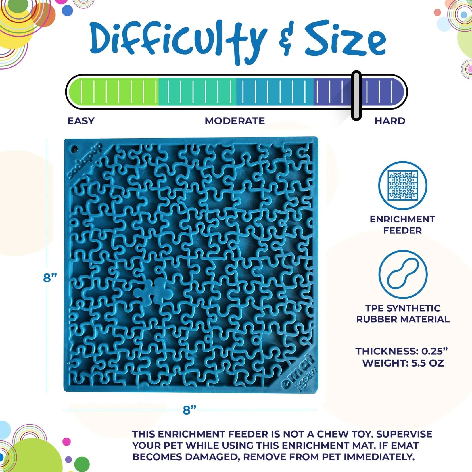 Jigsaw Design eMat Enrichment Lick Mat
