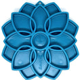 Load image into Gallery viewer, Mandala Design eTray Enrichment Shallow Slow Feeder Dog Bowl

