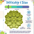 Load image into Gallery viewer, Mandala Design eTray Enrichment Shallow Slow Feeder Dog Bowl
