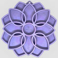 Load image into Gallery viewer, Mandala Softie eTray Enrichment Shallow Slow Feeder Dog Bowl with Suction Cups
