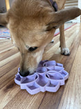 Load image into Gallery viewer, Mandala Softie eTray Enrichment Shallow Slow Feeder Dog Bowl with Suction Cups

