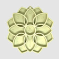 Load image into Gallery viewer, Mandala Softie eTray Enrichment Shallow Slow Feeder Dog Bowl with Suction Cups
