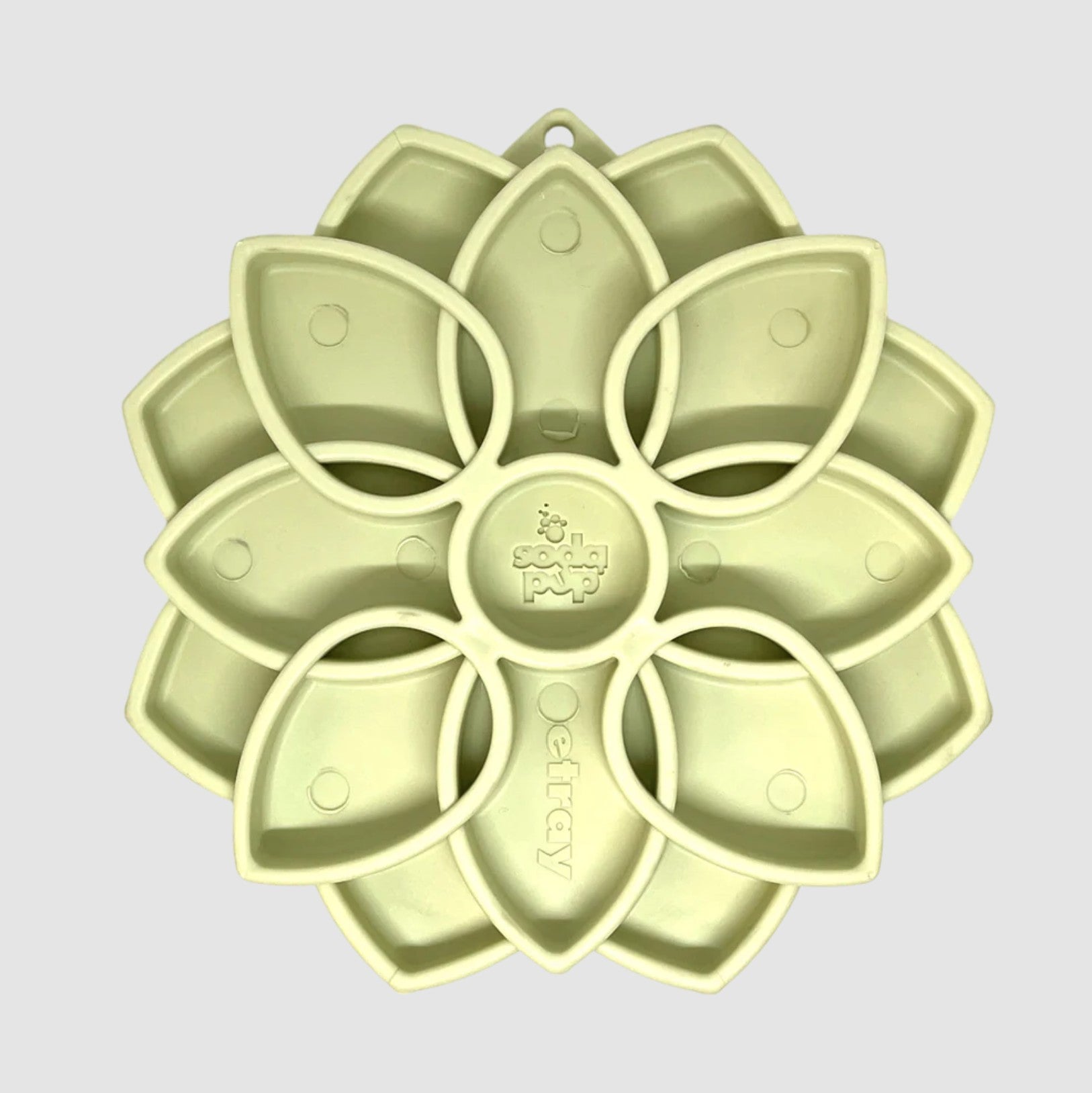 Mandala Softie eTray Enrichment Shallow Slow Feeder Dog Bowl with Suction Cups