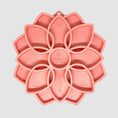 Load image into Gallery viewer, Mandala Softie eTray Enrichment Shallow Slow Feeder Dog Bowl with Suction Cups
