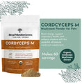 Load image into Gallery viewer, Organic Cordyceps Mushroom Powder for Pets (60 g) - Peak Performance
