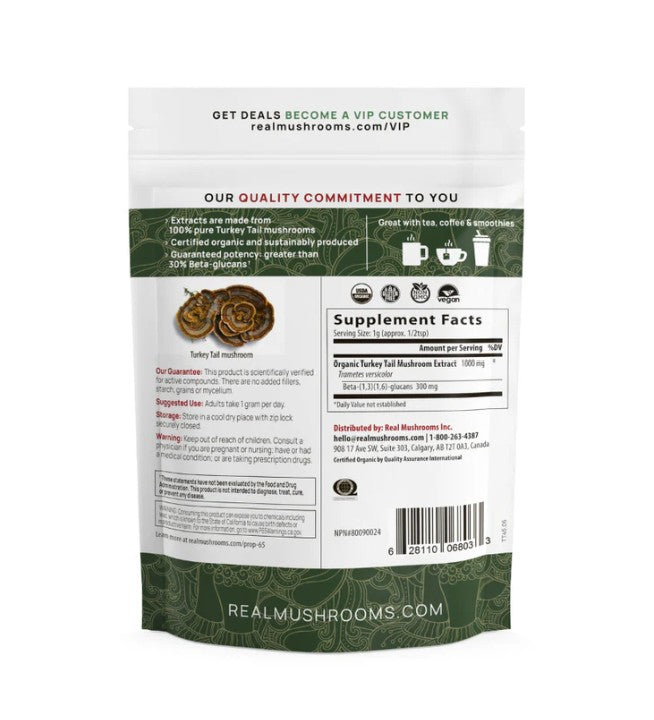 Organic Turkey Tail Mushroom Powder for Pets (45 g)