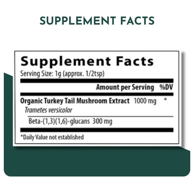 Organic Turkey Tail Mushroom Powder for Pets (45 g)
