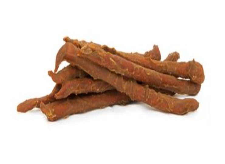 Peanut Butter dipped Sweet Potato straws