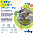 Load image into Gallery viewer, Pine Tree Design eBowl Enrichment Slow Feeder Bowl for Dogs
