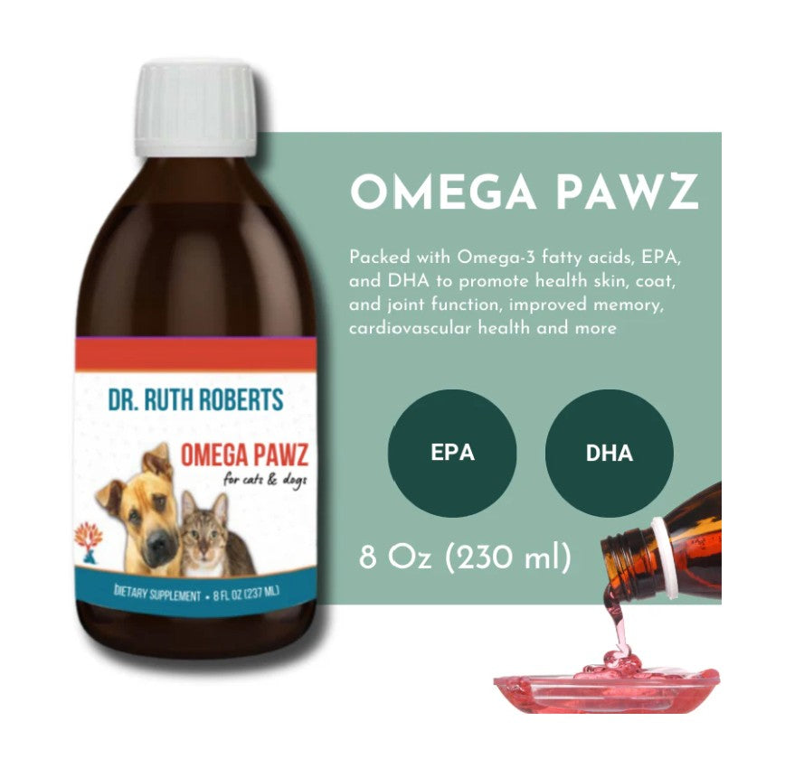 Omega Pawz - Liquid Omega 3 Oil for Dogs and Cats