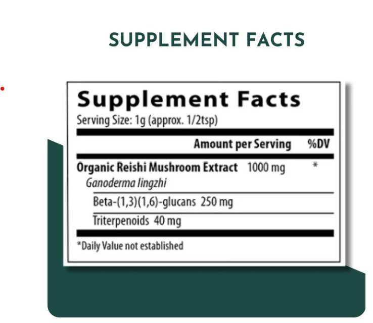 Reishi Mushroom Powder for Dogs & Cats (45 g) - Longevity