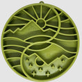 Load image into Gallery viewer, Sun and Moon Design eTray Enrichment Shallow Slow Feeder Dog Bowl
