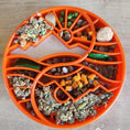 Load image into Gallery viewer, Sun and Moon Design eTray Enrichment Shallow Slow Feeder Dog Bowl
