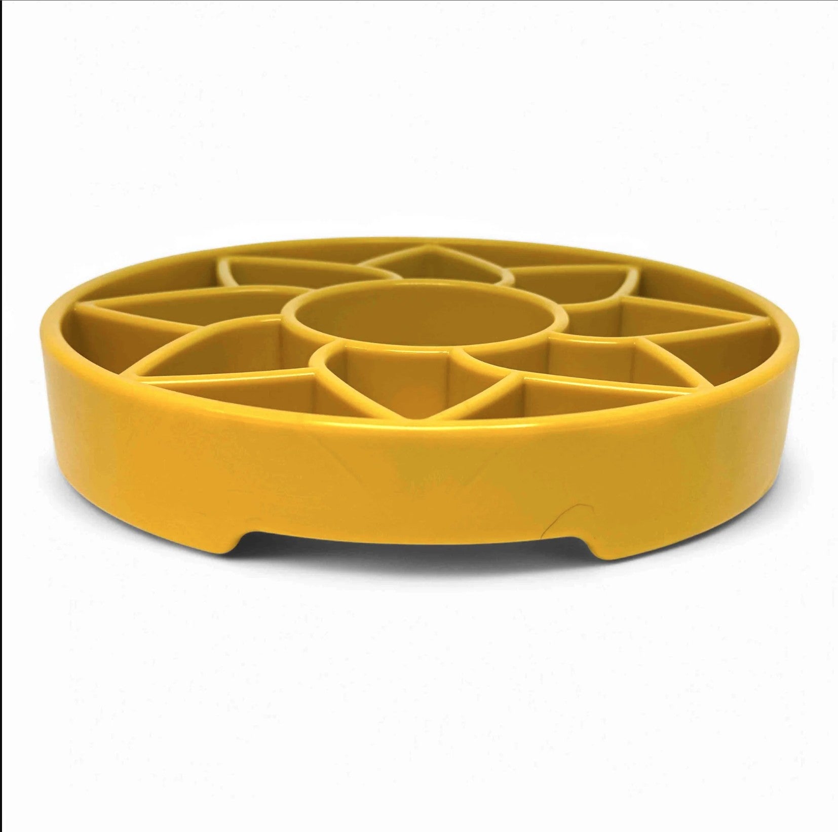 Sunflower Design eTray Enrichment Shallow Slow Feeder Dog Bowl