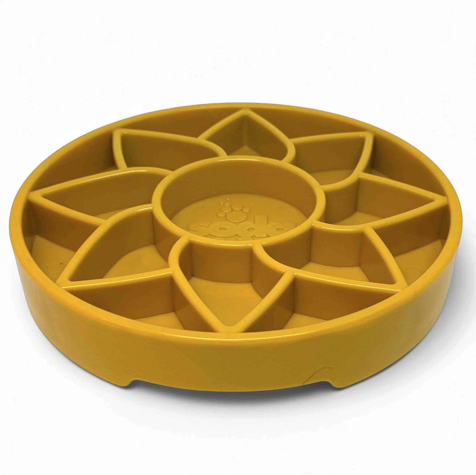 Sunflower Design eTray Enrichment Shallow Slow Feeder Dog Bowl