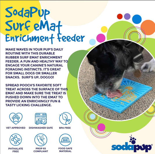 Surf's Up Design eMat Enrichment Lick Mat - small