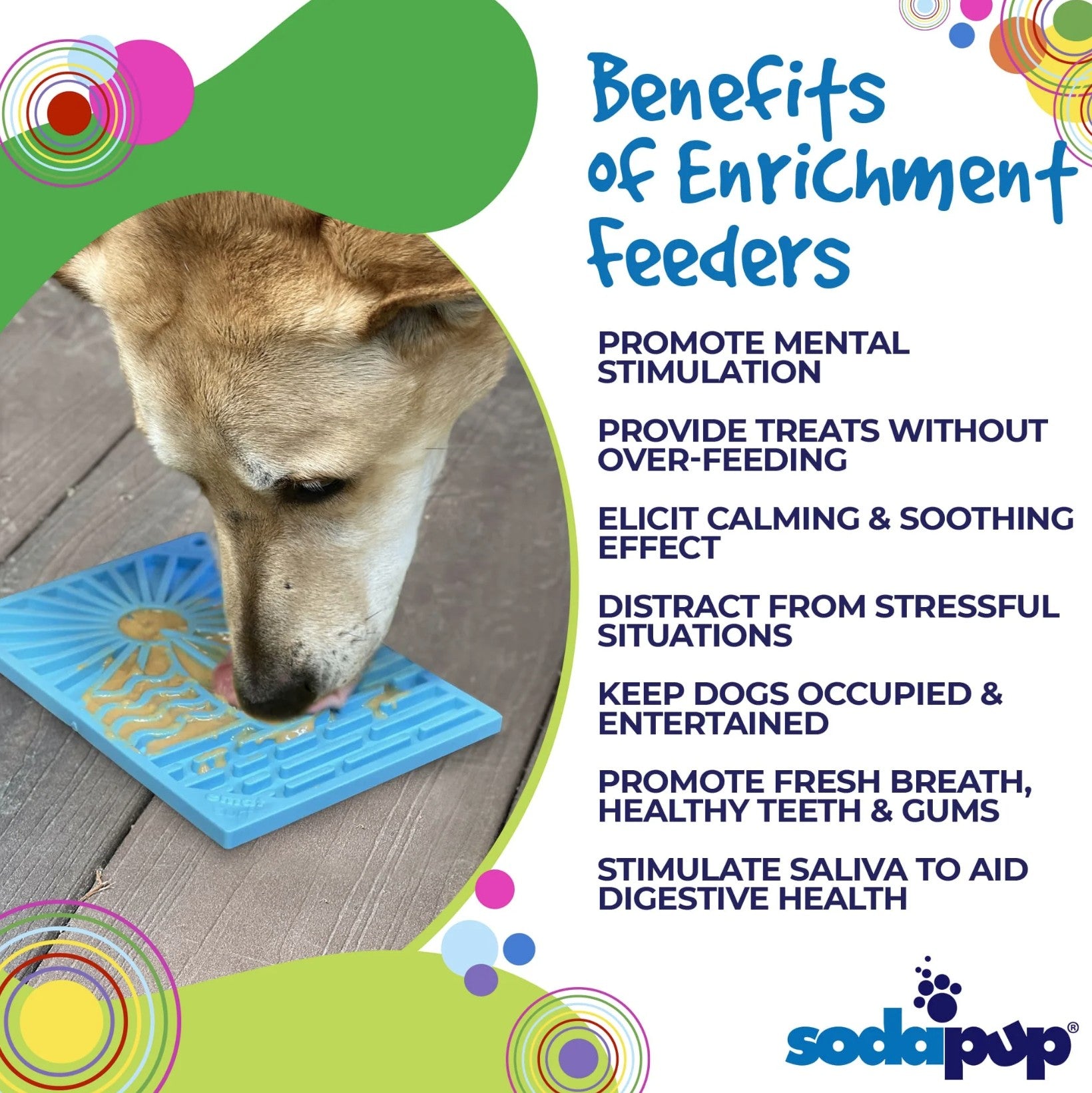 Surf's Up Design eMat Enrichment Lick Mat - small