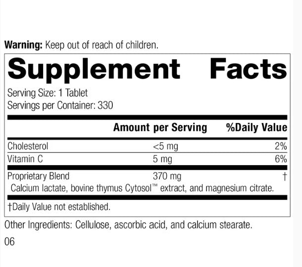 Thymex®, 330 Tablets