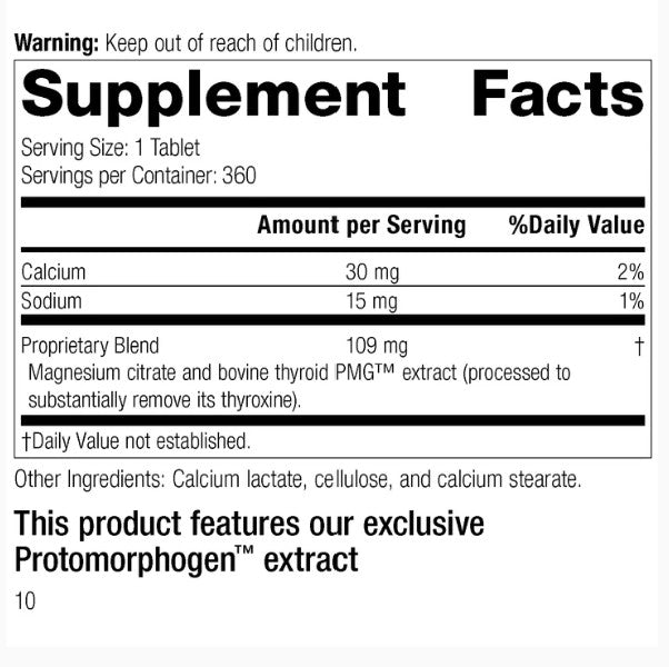 Thytrophin PMG®, 360 Tablets