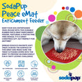 Load image into Gallery viewer, Tree Design "Peace" eMat Enrichment Lick Mat
